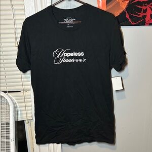 Eighty Eight Black 'Hopeless Sinner' Graphic Tee